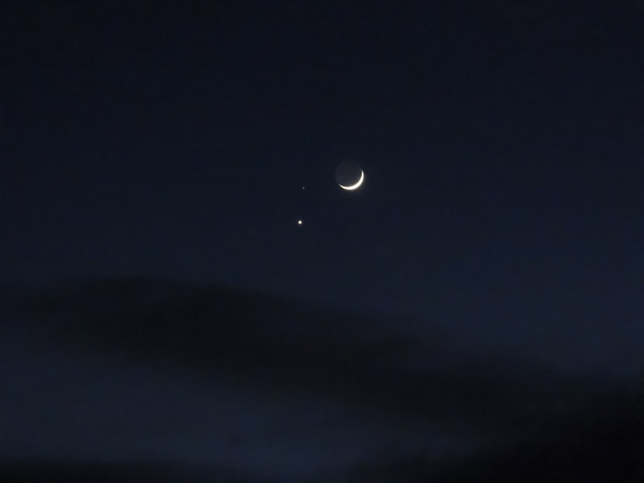 Feb. 25: This Your Saskatchewan photo was taken by James Laliberte of the Moon, Mars and Venus over Saskatoon.