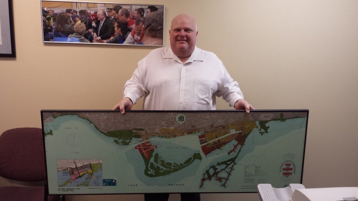 Rob Ford is auctioning off some of the things he's collected over his years as councillor