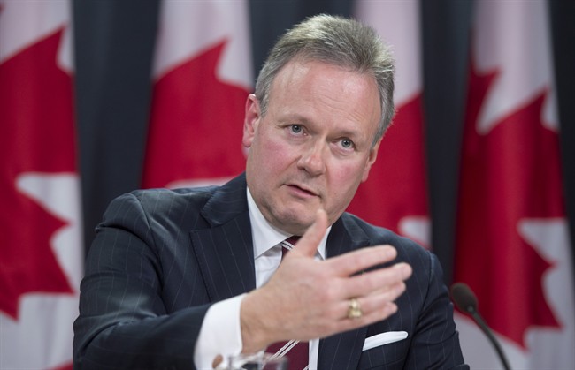Bank of Canada Governor Stephen Poloz holds a news conference on the Bank of Canada's decision to reduce the overnight rate, Wednesday, January 21, 2015 in Ottawa. The looming economic threat of sliding oil prices is forcing the Bank of Canada to unexpectedly cut its trend-setting rate to three quarters of a percentage point from one per cent. THE CANADIAN PRESS/Adrian Wyld