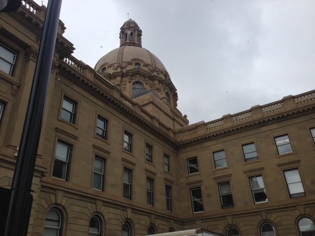 The Alberta Legislature on Tuesday, May 6, 2014. 