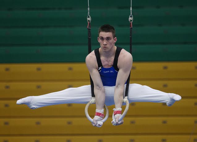 Alexander Farquharson from Team BC's gymnastics team.