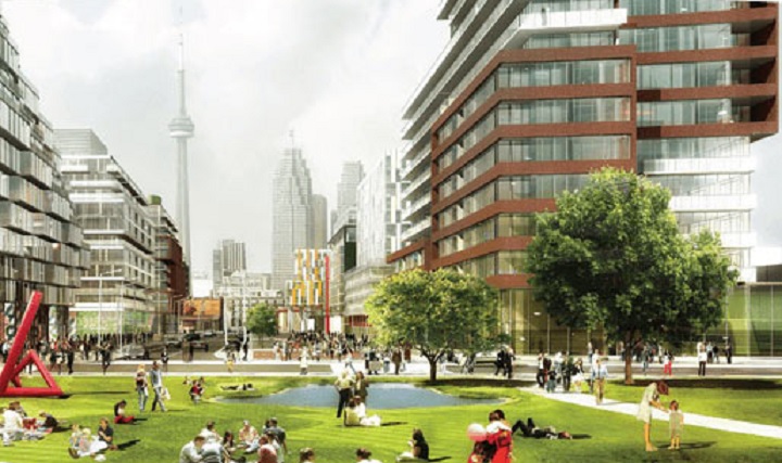 Artist rendering of the Pan Am Games Athletes' Village. Artist rendering of the Pan Am Games Athletes' Village.
