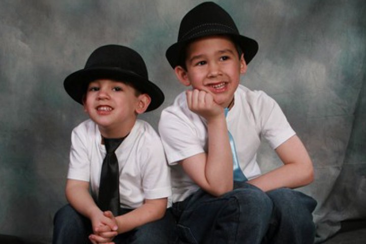 Noah Barthe, left, and Connor Barthe pose in this undated photo posted on the Facebook page of Mandy Trecartin. 