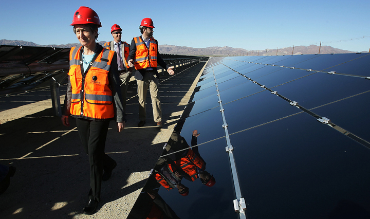 California solar plant