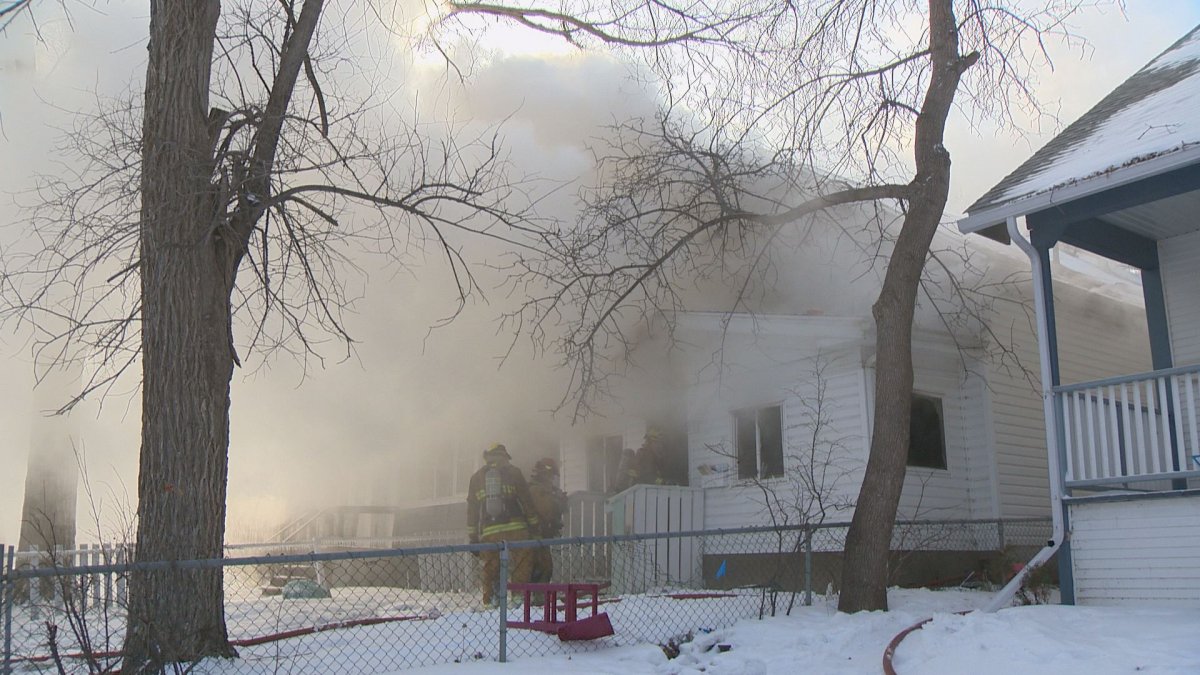 A home on Cameron  Street suffered extensive fire damage Monday.