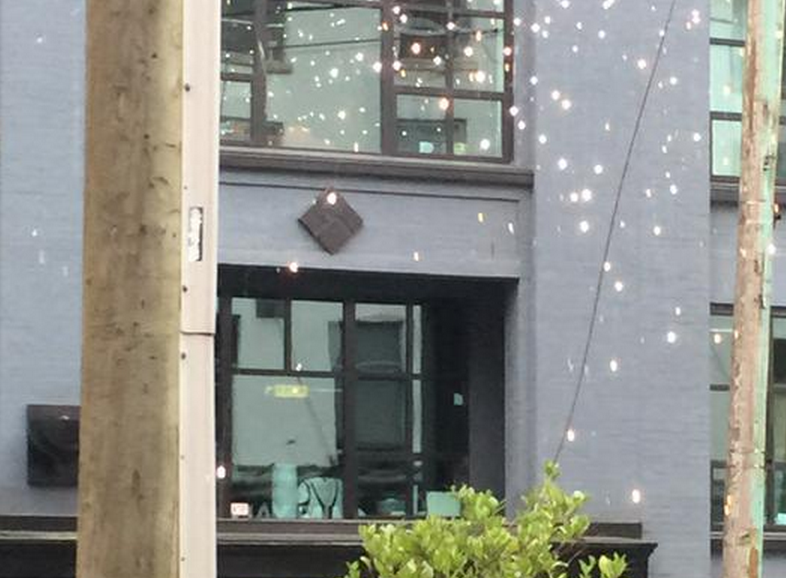 "Wow," tweeted Aaron Nissen (@anissen) along with this picture, at 3:12 this afternoon. "A power line blew in YALETOWN. Actually caught the Sparks as it happened.".