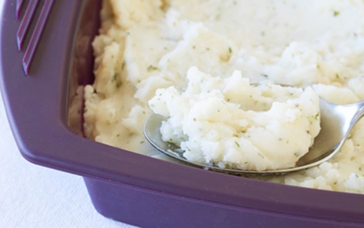 Steamer Cauliflower Mashed Potatoes.