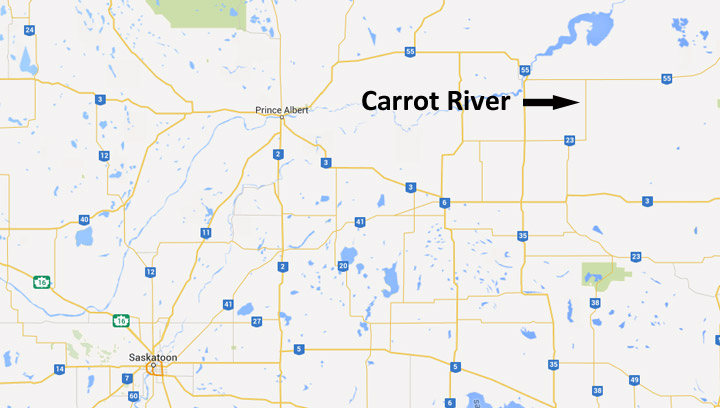 Mounties, citizens searching trails around Carrot River, Sask. after wrong-number call about a snowmobile crash.