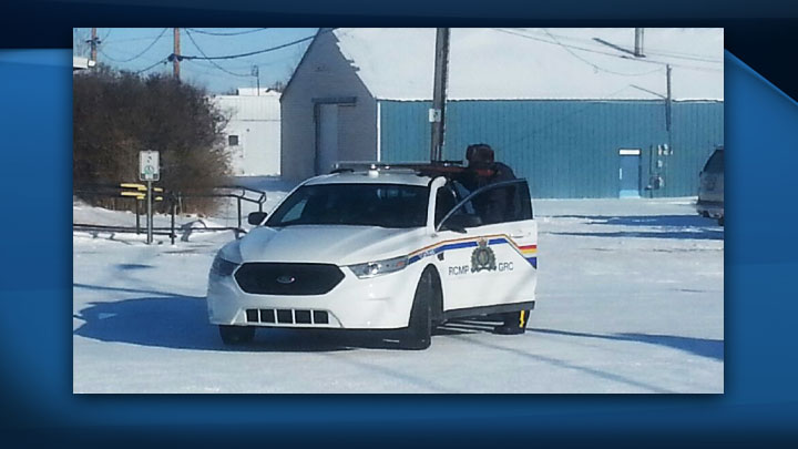A suspect is in custody and a school lockdown has ended after a frightening day in Central Butte that saw a home surrounded by RCMP with rifles.