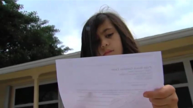 A Florida mom is outraged after her Grade 1 daughter was sent home with a "fat letter.".