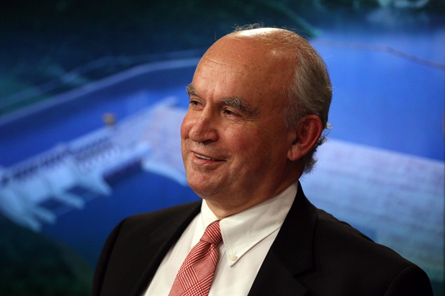 FILE PHOTO: Bill Bennett, Minister of Energy and Mines and Minister.