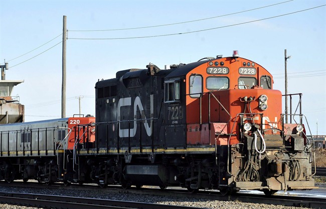 13 CN rail cars derailed on trip from Winnipeg to Wisconsin.