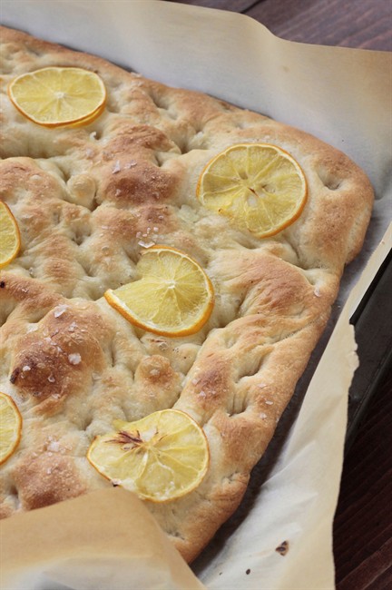 Citrus enlivens peanut soup focaccia and bars