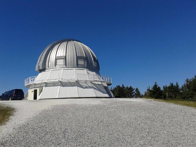 The Mont-Megantic Observatory, shown in a recent file photo, could be forced to close without funding help from the federal government.