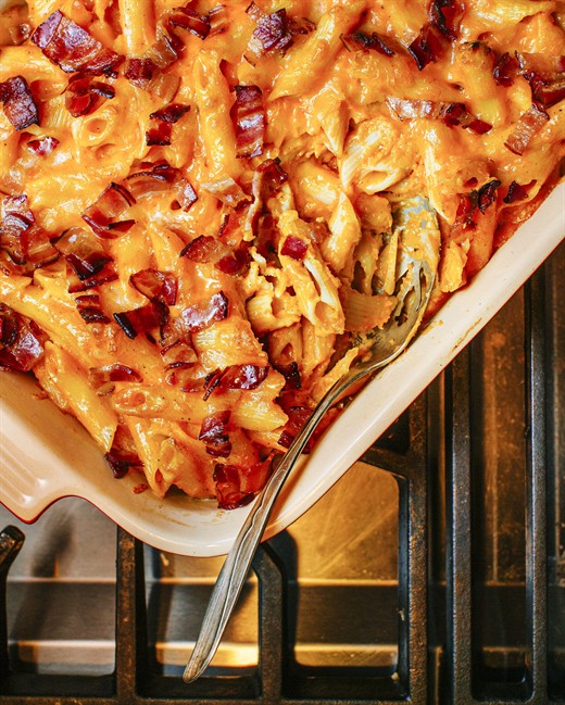 Recipes Maple cider baked beans cheesy penne