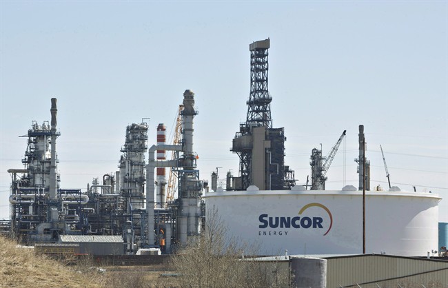 The Suncor refinery in Edmonton.