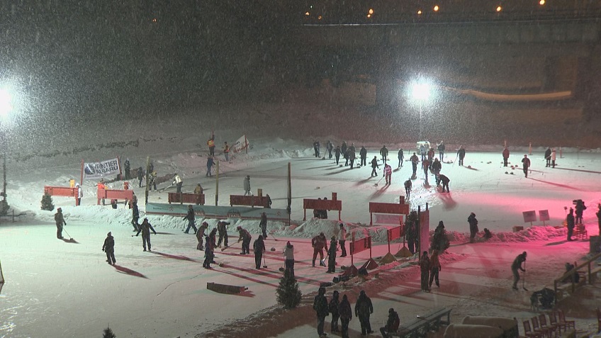 The Ironman Outdoor Curling Bonspiel kicks off the the Forks.