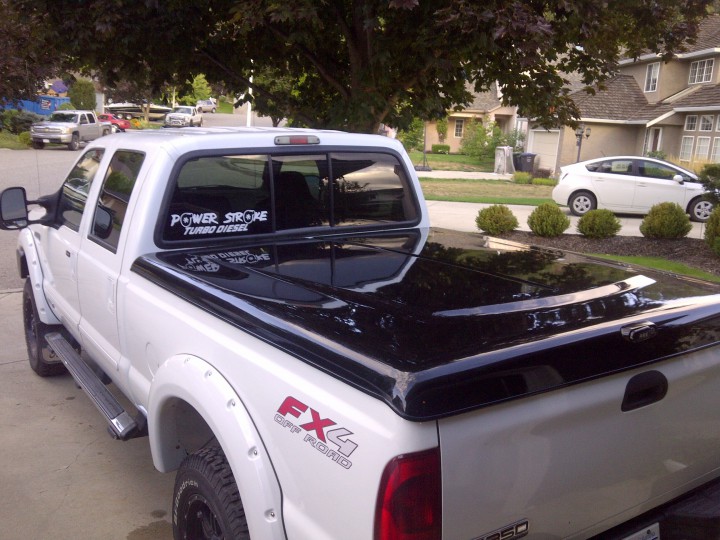 Crime Stoppers is looking for tips about this stolen F350. 