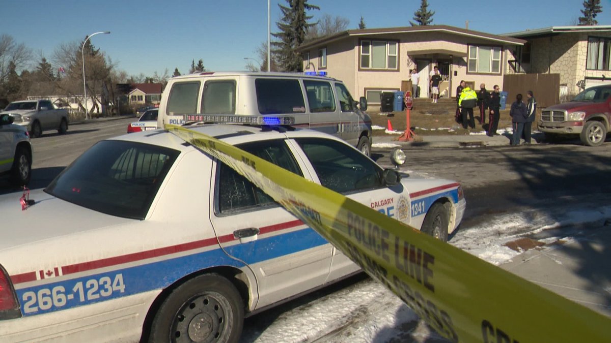 Police investigate reports of a shooting in the 2600 block of Edmonton Trail N.E. around 2 p.m. on Sunday, February 22nd, 2015. 
