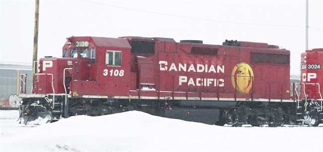 FILE: Canadian Pacific locomotives.