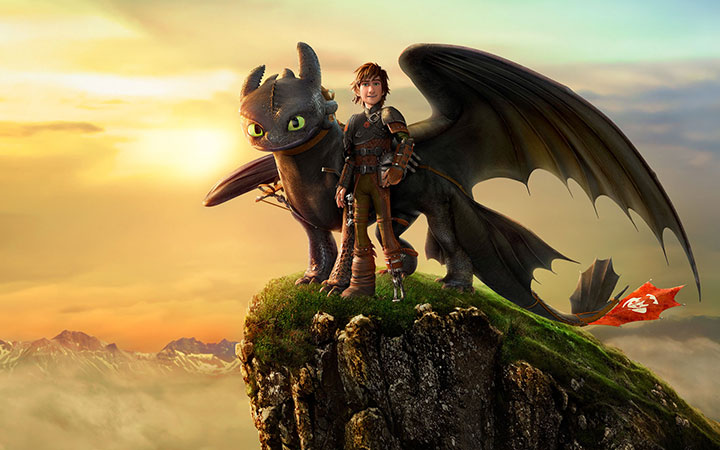 A scene from 'How to Train Your Dragon 2.'.