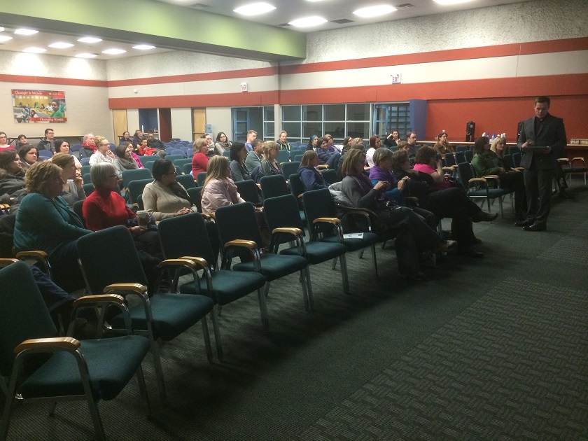 The Louis Riel School Division held a public meeting to discuss plans that would change two St. Boniface schools.