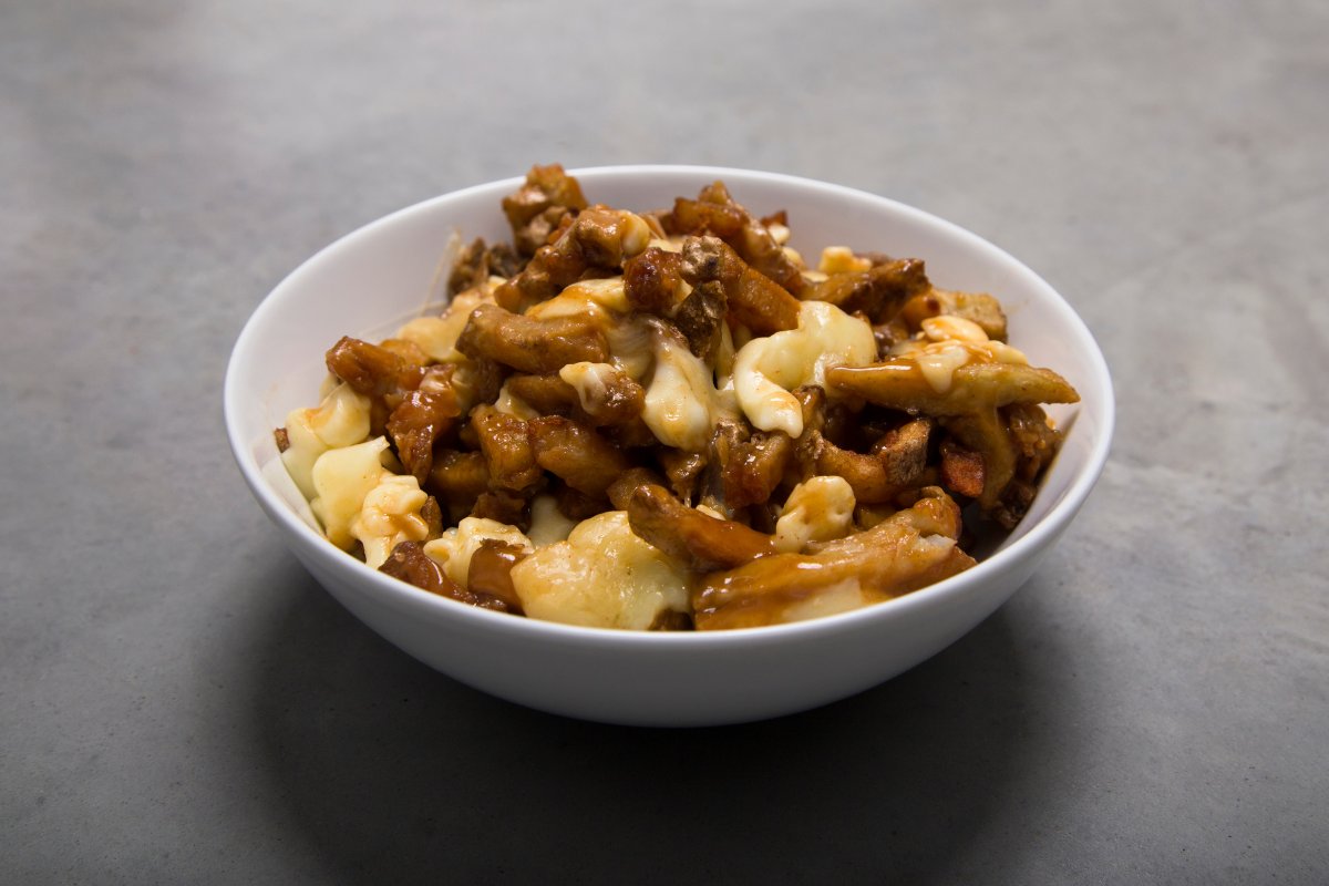 Poutine: greasy, cheesy comfort food.