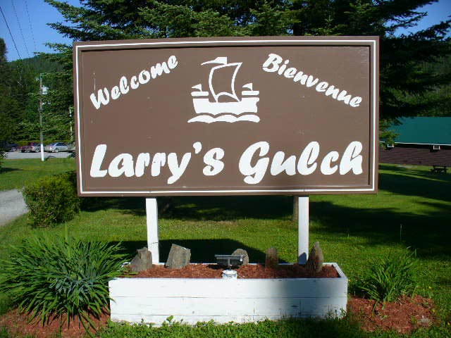 Larry's Gulch is a government-operated fishing camp on the Restigouche River.