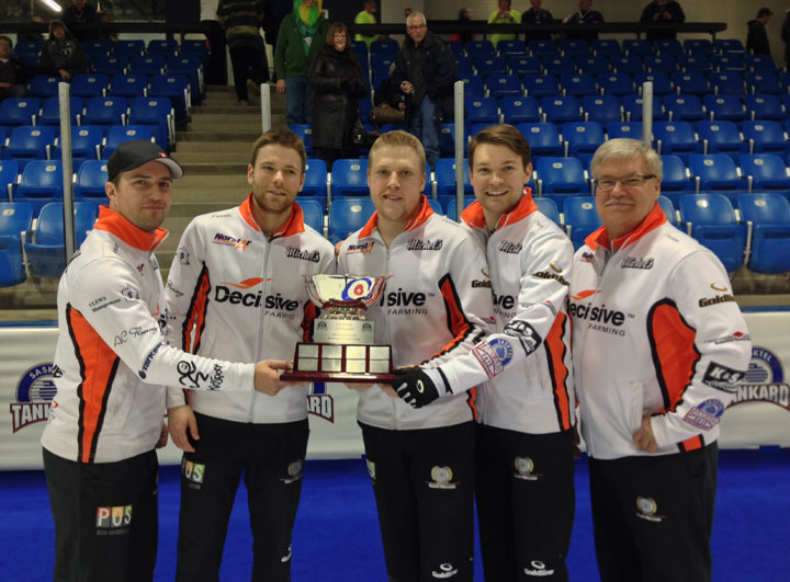 Team Laycock captures second straight provincial men’s championship; will represent Saskatchewan at the Tim Horton’s Brier in Calgary.