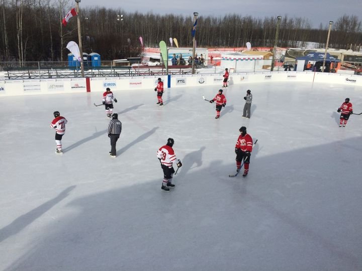 IN PHOTOS World’s Longest Hockey Game at Saiker’s Acres Globalnews.ca