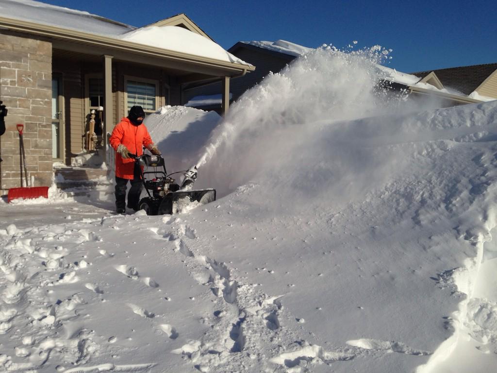 Atlantic Canada is once again digging out after a snowstorm hit the region Thursday.