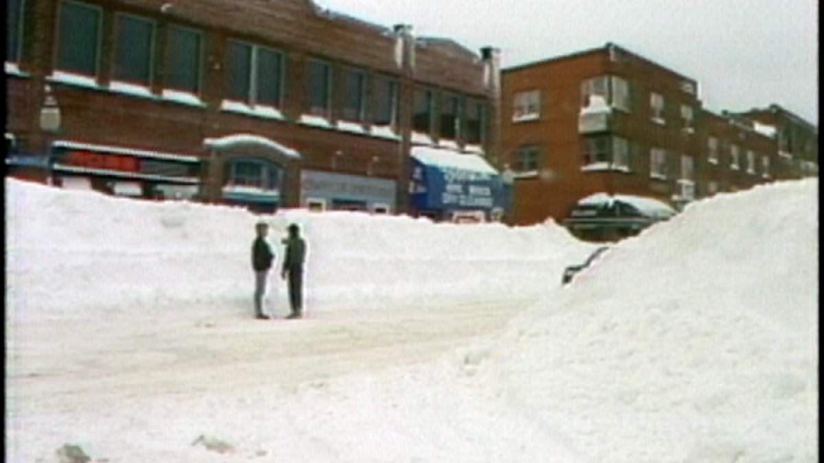 Moncton during the winter of 1992.