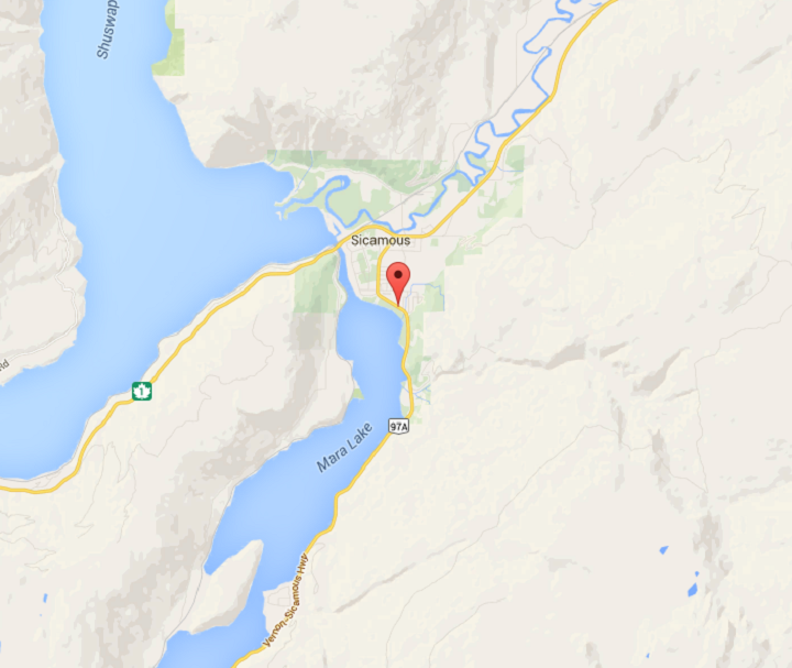 Mudslides closed a section of Highway 97A just south of Sicamous, B.C.