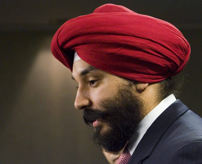 Liberal MP Navdeep Bains holds a news conference in Ottawa,Tuesday February 27, 2007. THE CANADIAN PRESS/Fred Chartrand.