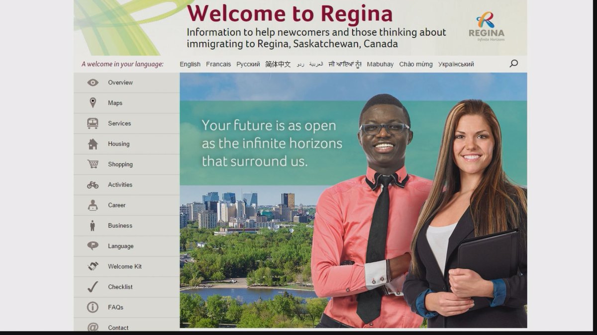 Welcometoregina.ca was developed with input from various immigrant-serving organizations.