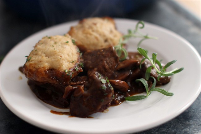 Fresh take on Irish stew with lamb Guinness and soda bread