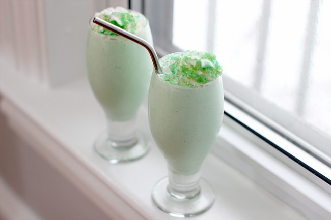 No need to hit the drive-thru for this seasonal minty shake