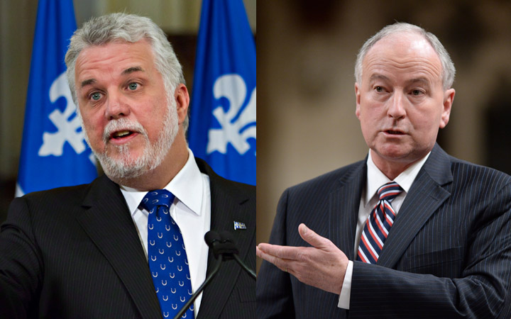 Quebec's premier has invited Rob Nicholson, the newly appointed federal foreign affairs minister, to take French lessons. 