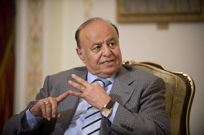 Yemeni President Abed Rabbo Mansour Hadi, above, in a April, 2013 file photo.