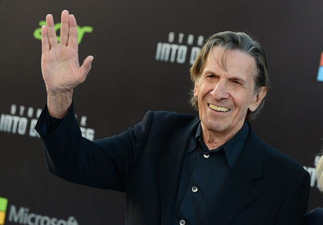 Leonard Nimoy, pictured in May 2013.