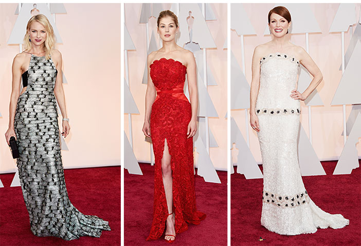 Naomi Watts, Rosamund Pike and Julianne Moore.