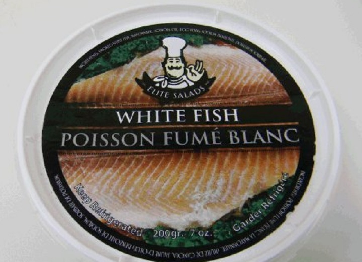 Elite Salads is recalling its brand of White Fish because of the potential presence of Clostridium botulinum, which causes botulism.