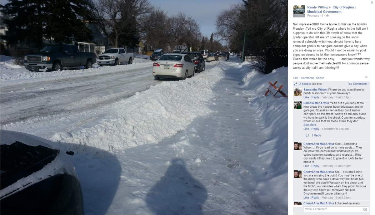 Regina’s snow clearing woes - image