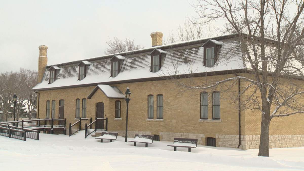 The historic Territorial Building at 3304 Dewdney Avenue sits vacant.