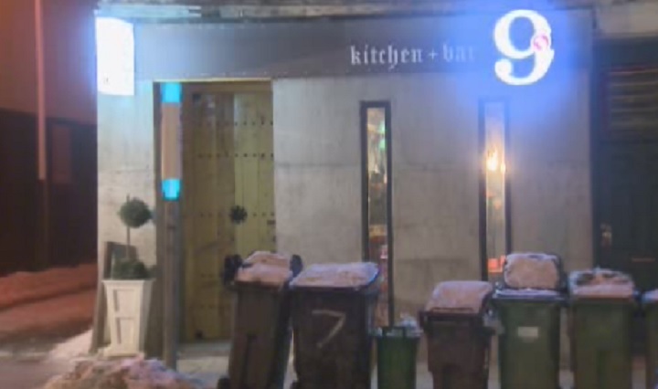 A restaurant worker was stabbed at the Nine Bar on Feb. 13, 2015.