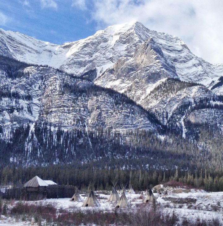 The Revenant movie set