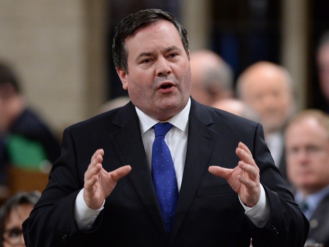 Defence Minister Jason Kenney responds to a question during Question Period in the House of Commons in Ottawa on Tuesday, Feb. 17, 2015. 