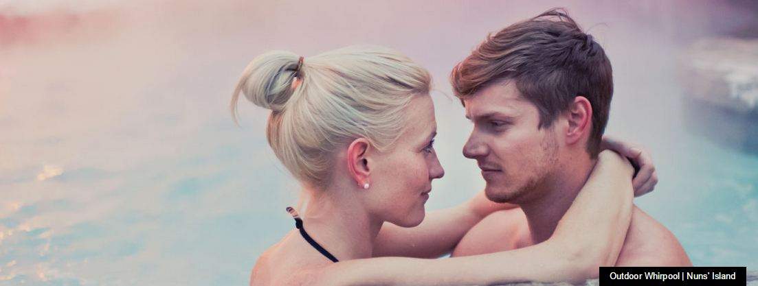 Could there be anything more romantic than relaxing in a steamy hot tub with someone you love?