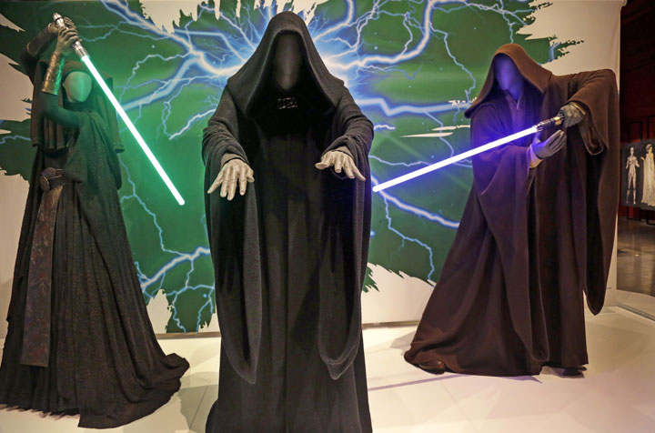 Exhibition showcases 60 costumes from 6 'Star Wars' movies