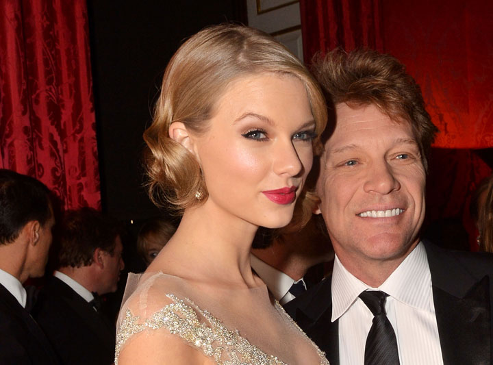 Taylor Swift and Jon Bon Jovi, pictured in 2013.